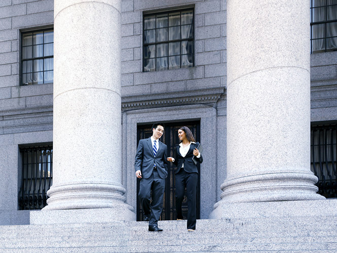 MPA graduates at city hall