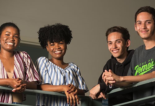 four cpp students